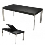 Büroeinrichtung - Schreibtisch von Giancarlo Vegni - Chrom,schwarz