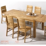 Esszimmereinrichtung - Essgruppe Massivholz - Kernbuche