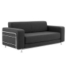 Wohnzimmereinrichtung - Sofa Modell Beauty - Classic Design  - chrom Stoff